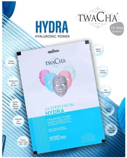 Twacha 10 Steps Facial Kit Hydra Hyaluronic Power | Deep Hydration & Radiance Boost | With Hyaluronic Acid & Niacinamide | Brightens, Nourishes & Revitalizes All Skin Types