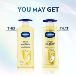 Vaseline Deep Moisture Body Lotion 600ml for Dry Skin | Cushion Soft Smooth Skin | With Ceramides & Hyaluron Moisture Fillers | 48H Hydration Care