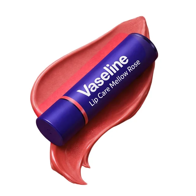 Vaseline Lip Care 3g Colour+Care Mellow Rose Tinted Lip Balm Stick with Manuka Honey | Up to 24Hr* Moisturization | Soft, Smooth & Naturally Rosy-Looking Lips