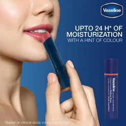 Vaseline Lip Care 3g Colour+Care Mellow Rose Tinted Lip Balm Stick with Manuka Honey | Up to 24Hr* Moisturization | Soft, Smooth & Naturally Rosy-Looking Lips