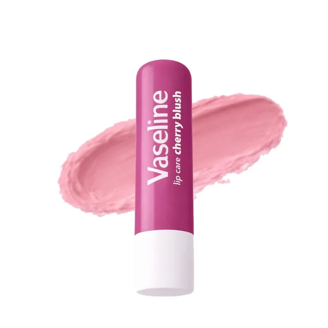 Vaseline Lip Care Cherry Blush Tinted Lip Balm Stick 4.8g | Up to 48Hr Moisturization | With Petroleum Jelly & Vitamin E | Made in South Korea