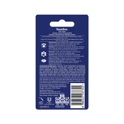 Vaseline Lip Care Colour+Care Kissing Red Tinted Lip Balm Stick 3g with Manuka Honey | Up to 24Hr* Moisturization | Soft, Smooth & Red-Tinted Lips