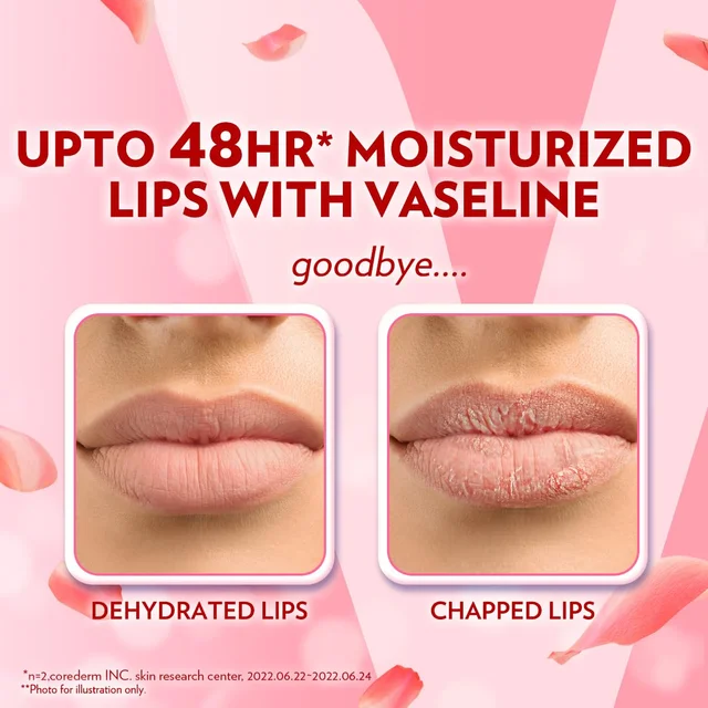 Vaseline Lip Care Rosy Lips Tinted Lip Balm Stick 4.8g | Up to 48Hr Moisturization | With Almond Oil & Rose Extract | Made in South Korea
