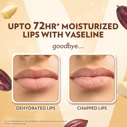 Vaseline Lip Therapy Cocoa Butter Lip Balm 7g | Nourishing Balm for Soft, Glowing Lips | 72Hr Moisturization | Cocoa Butter Fragrance