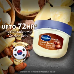 Vaseline Lip Therapy Cocoa Butter Lip Balm 7g | Nourishing Balm for Soft, Glowing Lips | 72Hr Moisturization | Cocoa Butter Fragrance