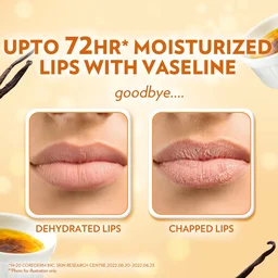 Vaseline Lip Therapy Creme Brulee Lip Balm 7g | Flavoured Balm for Smooth, Kissable Lips | Up to 72Hr Moisturization | Sweet Dessert Fragrance