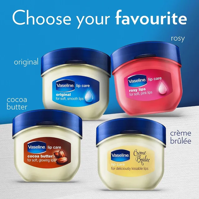Vaseline Lip Therapy Original Lip Balm 7g | Classic Balm for Soft & Smooth Lips | Up to 72Hr Moisturization | Original Neutral Fragrance | Daily Lip Care