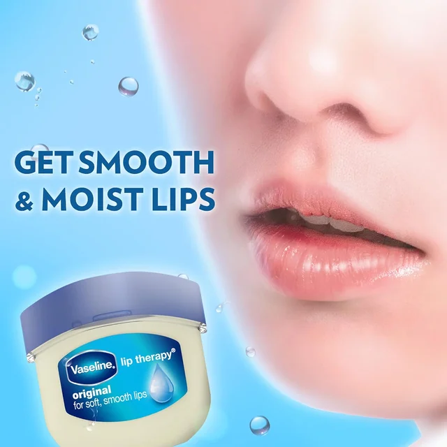 Vaseline Lip Therapy Original Lip Balm 7g | Classic Balm for Soft & Smooth Lips | Up to 72Hr Moisturization | Original Neutral Fragrance | Daily Lip Care