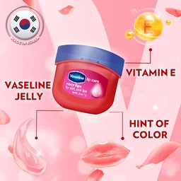 Vaseline Lip Therapy Rosy Lips Lip Balm 7g | Tinted Balm for Soft Pink Finish | Up to 72Hr Moisturization | Rosy Floral Fragrance | Daily Lip Care