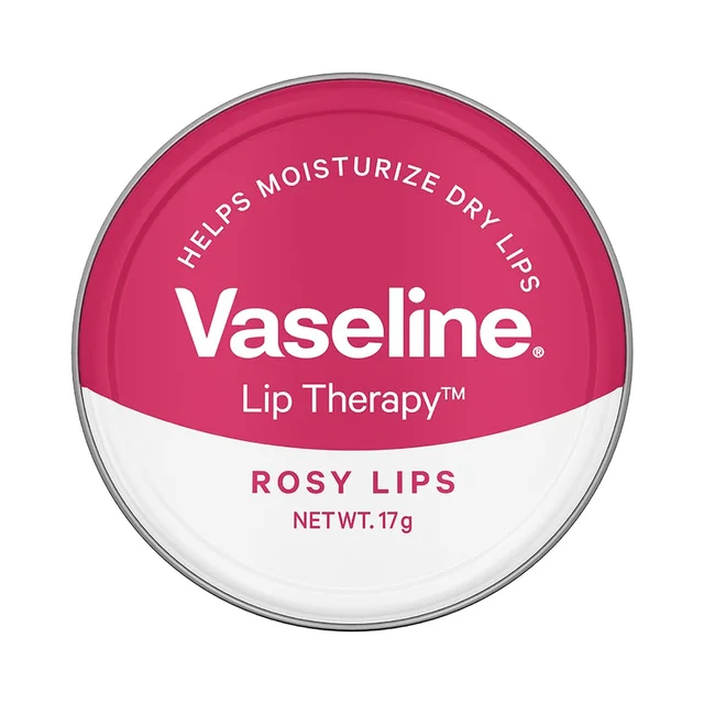 Vasline Vaseline Lip Tins Rosy Lips 17g | Intense Hydration & Sheer Pink Tint | Glossy Shine & Soft Smooth Lips | Everyday Moisturising Lip Balm