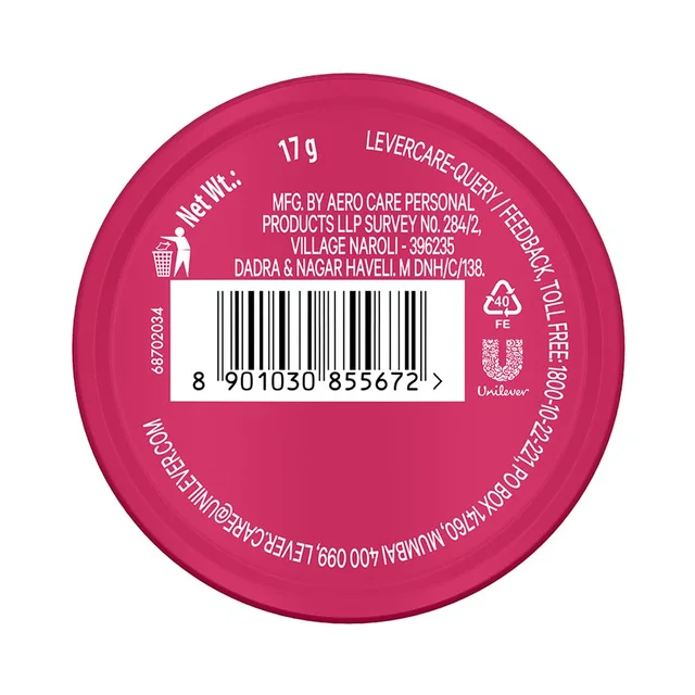 Vasline Vaseline Lip Tins Rosy Lips 17g | Intense Hydration & Sheer Pink Tint | Glossy Shine & Soft Smooth Lips | Everyday Moisturising Lip Balm