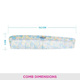 Vega VEGA Tulip Grooming Hair Comb DC-1279 | Elegant Design & Gentle Bristles | Perfect for Styling, Taming Flyaways, and Detangling All Hair Types