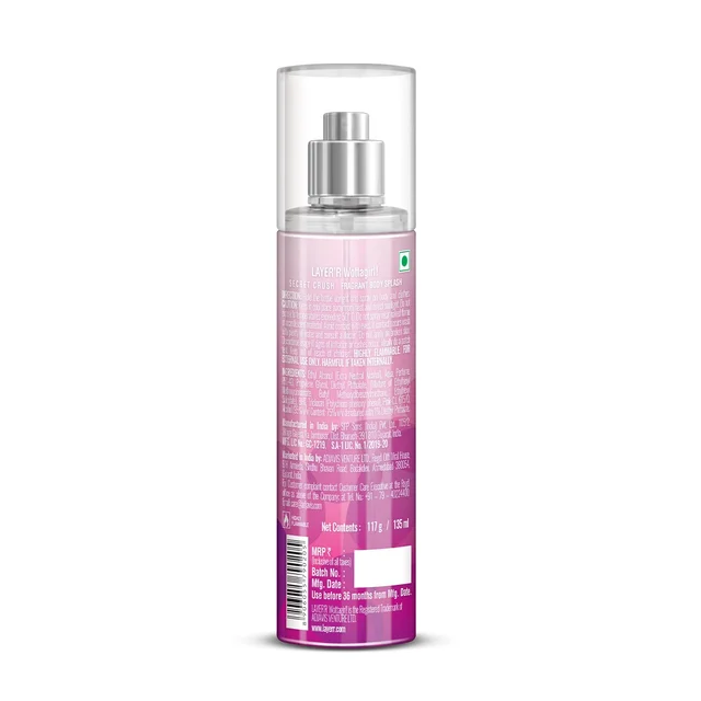 Wottagirl Secret Crush 135ml Body Spray for Women