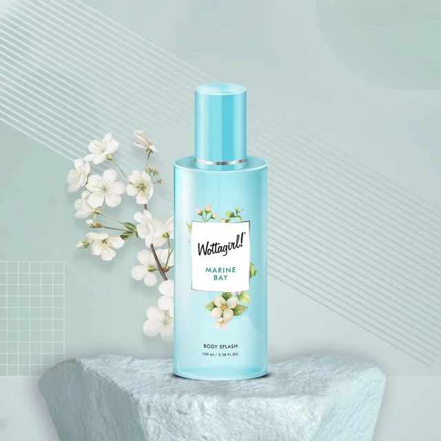 Wottagirl Wottergirl Marine Bay Body Splash for Women Long-Lasting Fragrance, 100ml
