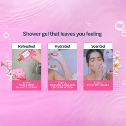 Yardley London Floral Essence Shower Gel 500ml | Iris & Violet| Hydrating & Refreshing | Paraben-Free | Luxurious Fragrance for Soft & Nourished Skin