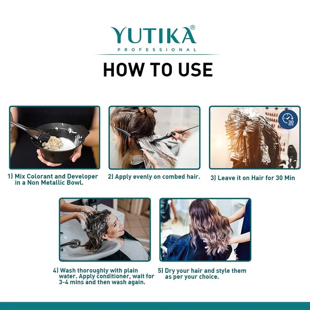 Yuthika Professional Creme Hair Colour 100gm Red | 100% Grey Coverage | Permanent Hair Color for Women & Men | Long-Lasting Vibrant Tone | Macadamia Oil Infused