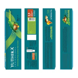 Yuthika Yutika Professional Creme Hair Color Tube 100gm Shade 5.5 Light Mahogany Brown | Permanent Hair Dye for Grey Coverage | Long Lasting Rich Shine | Smooth Salon Finish