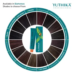 Yuthika Yutika Professional Creme Hair Color Tube 100gm Shade 7.1 Ash Blonde Permanent Hair Dye for Grey Coverage Long Lasting Color Rich Shine Smooth Salon Finish