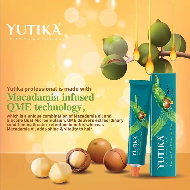Yuthika Yutika Professional Creme Hair Color Tube 100gm Shade 10 Lightest Blonde Permanent Hair Dye for Grey Coverage Long Lasting Color Rich Shine Smooth Salon Finish