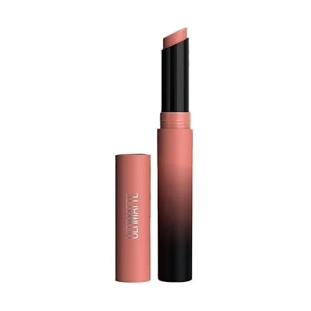 Maybelline New York Lipstick, Matte Finish, Bold Colour, Enriched With Jojoba Oil, Color Sensational Ultimattes, 699 More Buff, 1.7 g