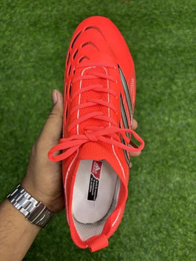 Predator Next-gen Red Colour FG With Lace - 6