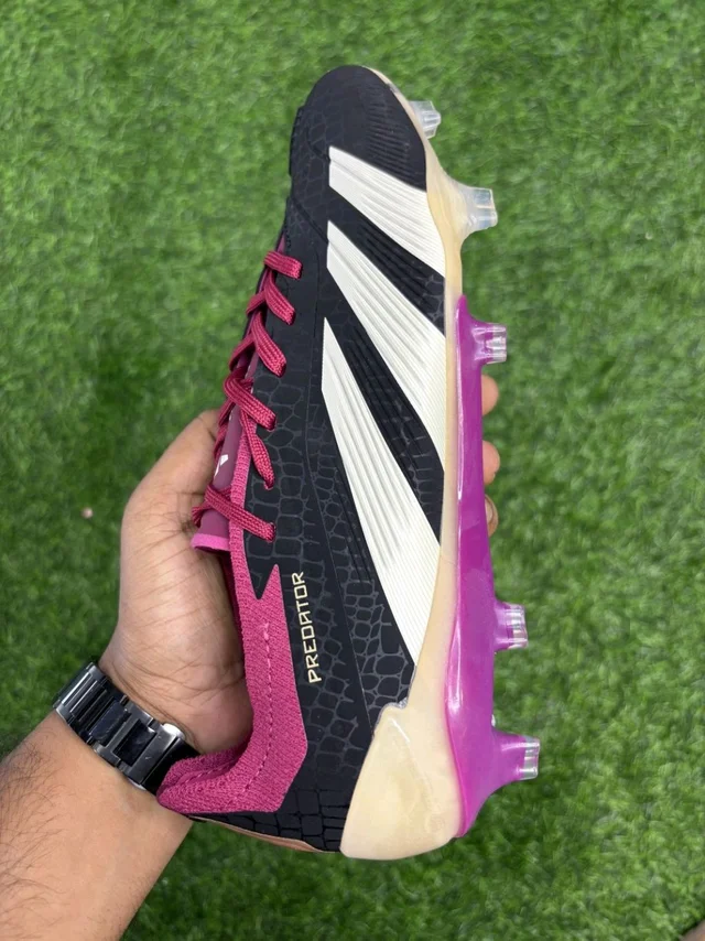 Predator Elite Black Purple FG With Lace( JB Edition)