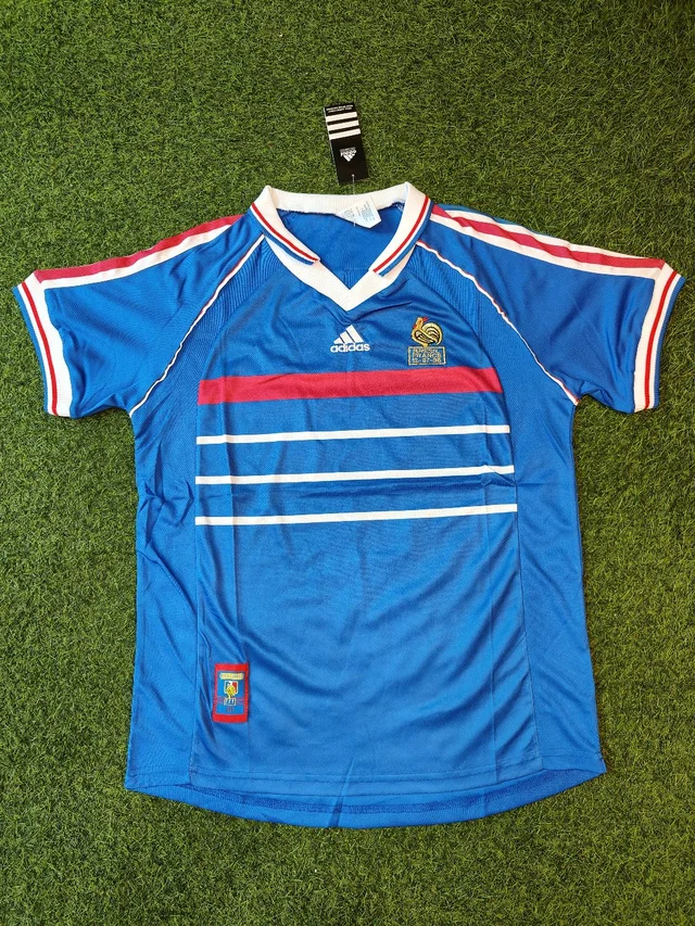 Retro France 1998 Home Jersey - S