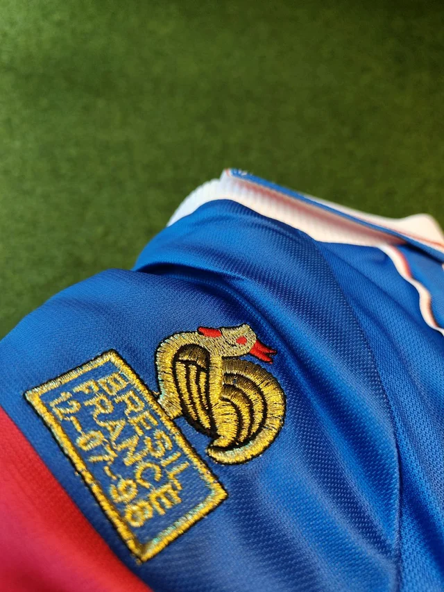 Retro France 1998 Home Jersey - S