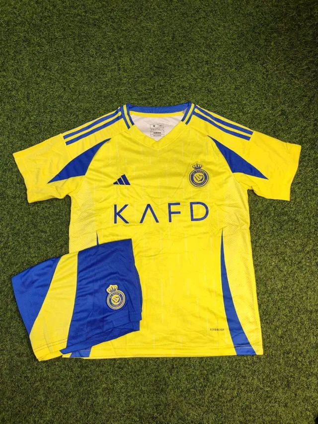 Al Nassr Home Yellow Colour Fan Edition Set - M