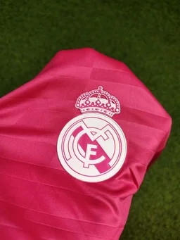 Retro Madrid 2014-15 Pink Long Sleeve Away Kit - L