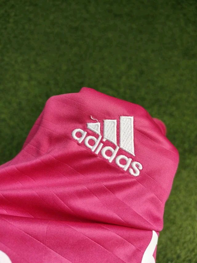 Retro Madrid 2014-15 Pink Long Sleeve Away Kit - L
