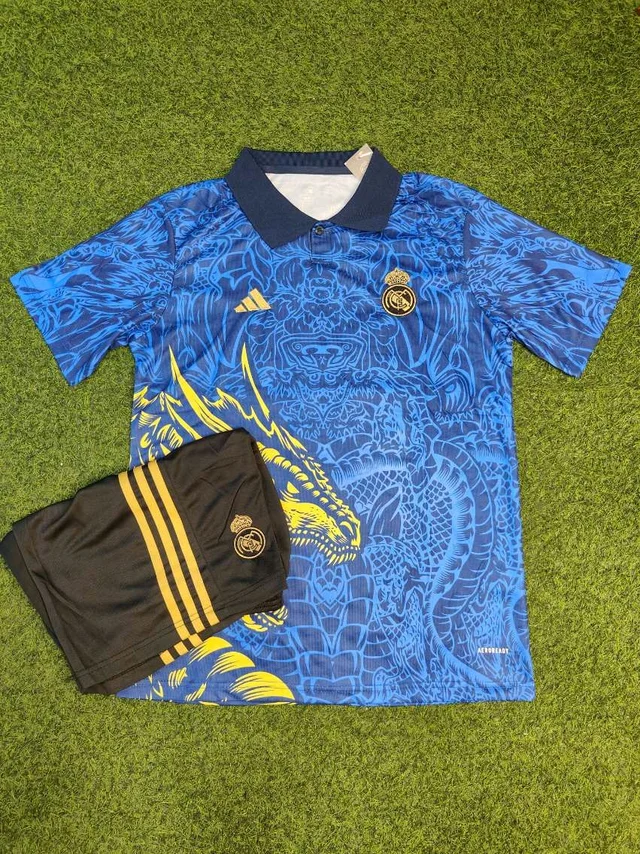 Madrid 24/25 Blue Dragon Kit Jersey With Short - M