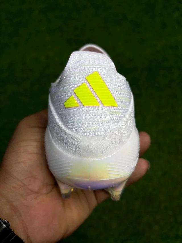 F50+ White And Orange Colour Mix With Lace - 9