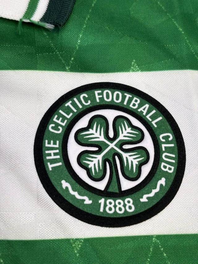 Retro Celtic Home 1989-90 Half Sleeve - XL