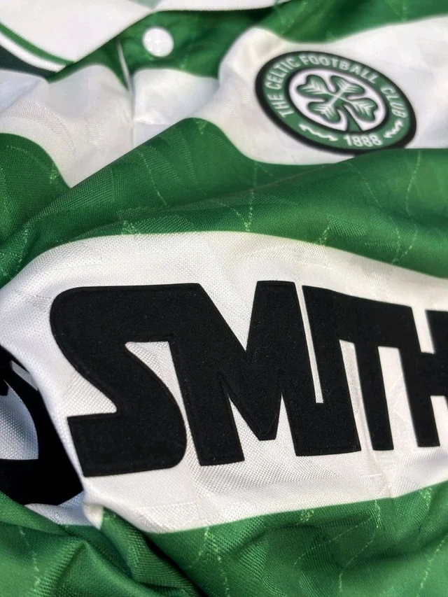 Retro Celtic Home 1989-90 Half Sleeve - XL