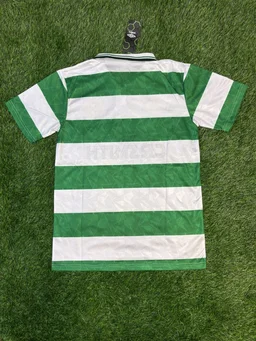 Retro Celtic Home 1989-90 Half Sleeve - XL