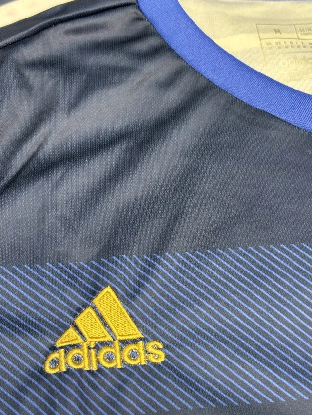 Retro Argentina 2014 World Cup Final Half Sleeve With Short - XL