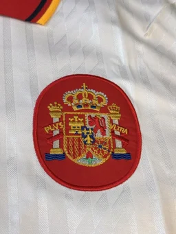 Retro Spain 1994 Away White Half Sleeve - XL