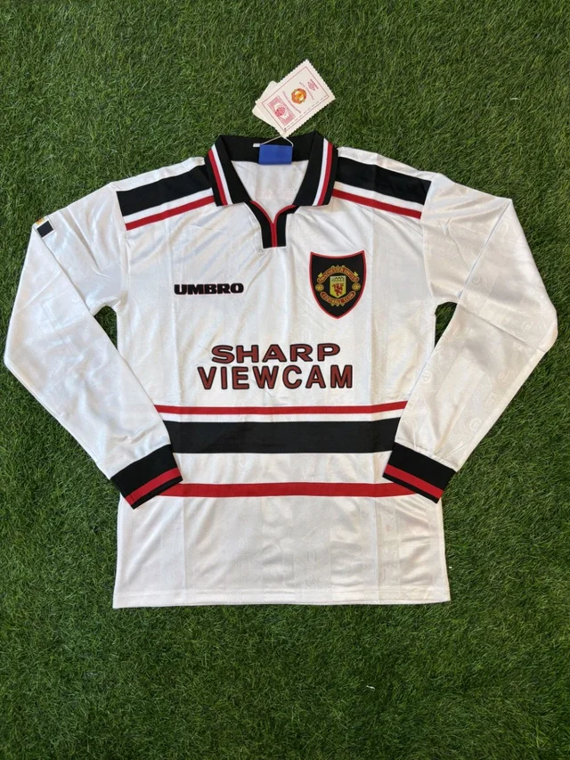 Retro Manchester United 1998-99 Away Full Sleeve - L
