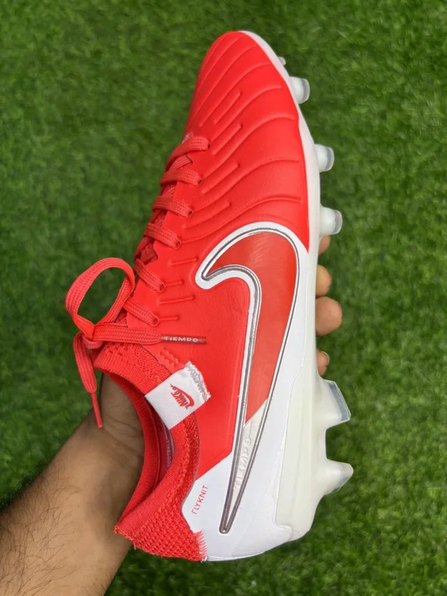 Tiempo Legend 10 Elite Red Colour FG With Lace - 10