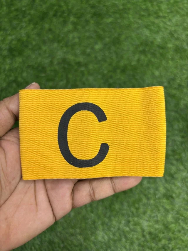 Captain Armband For Sports Elastic Type( 1 Pic) - Yellow Orange