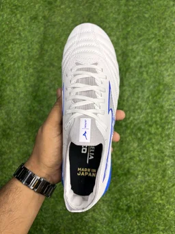 Mizuno Neo White And Blue Low-top FG With Lace - 8