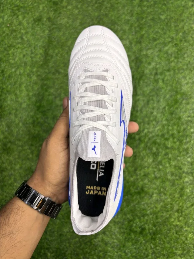 Mizuno Neo White And Blue Low-top FG With Lace - 8