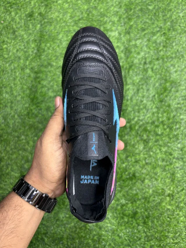 Mizuno Neo Black Colour Low-top FG With Lace - 6