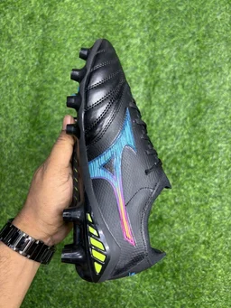 Mizuno Neo Black Colour Low-top FG With Lace - 6