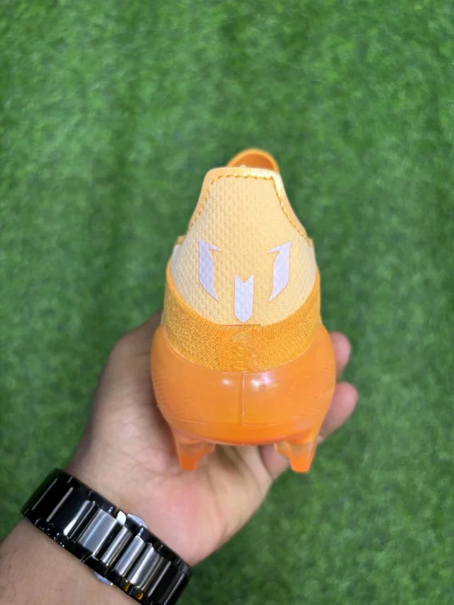 F50 Elite Messi Edition Orange Colour FG Without Lace - 6