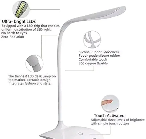 LED Cute Desk Lamp Rechargeable