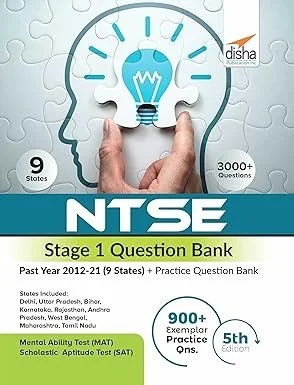 Disha NTSE Stage 1 Question Bank - Past Year 2012-21 (9 States) + Practice Question Bank 5th Edition Paperback – 15 April 2021