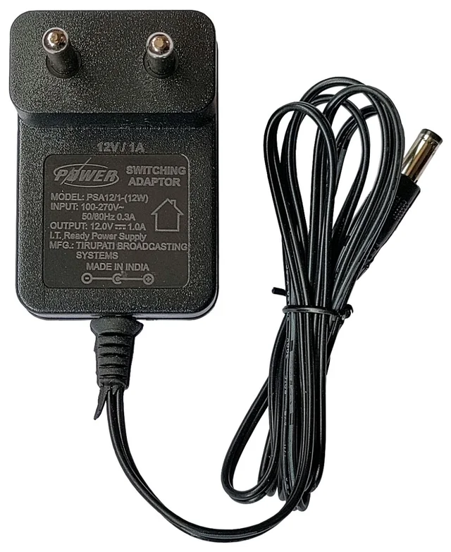 12V 1Mpr. Adaptor 