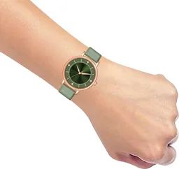Analog Watch - For Girls Wrist Watch - Free size, Meniral green